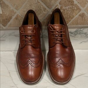 Ecco Rich Brown Leather Men's Oxfords